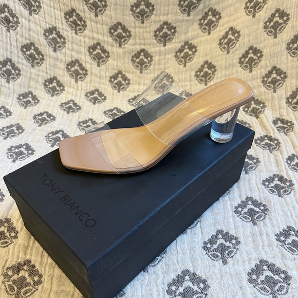 Tony Bianco Sabelle Sandal (Clear) - Picture 4 of 7